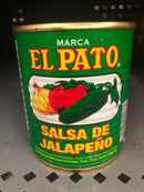 8 CANS El Pato Green Jalapeno Sauce 7.75 oz can Burrito Taco Mexican Salsa