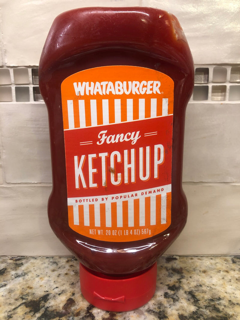 3 BOTTLES Whataburger Classic Fancy Tomato Ketchup 20 oz Catsup French Fries