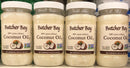 4 Jars 100% Pure Refined Butcher Boy Coconut Oil 7.25 oz Cooking Non-GMO