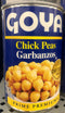 6 CANS GOYA Premium Chick Peas Garbanzo Beans 15.5 oz Can Hummus Dip