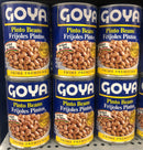 6 CANS GOYA Pinto Beans 15.5 oz Can Frijoles Pintos refried rice soup