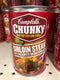 4 Campbell's CHUNKY Grilled Sirloin Steak & Hearty Vegetables Soup 18.8 oz Cans