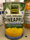 4 CANS Native Forest 100% Organic Crushed Pineapple 14 oz can chunk fruit