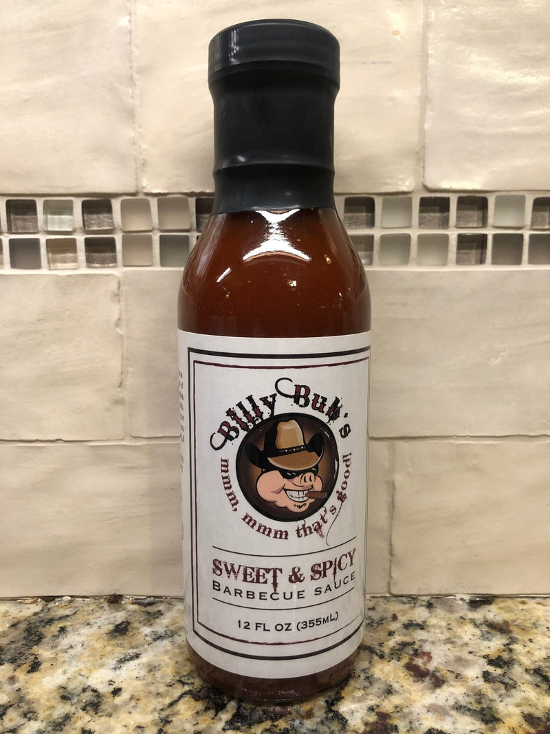 3 BOTTLES Billy Bub's Sweet & Spicy Barbecue Sauce 12oz BBQ Pork Chicken NC