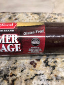 THREE Bridgford Summer Sausage 16 Oz charcuterie board meat beef pork