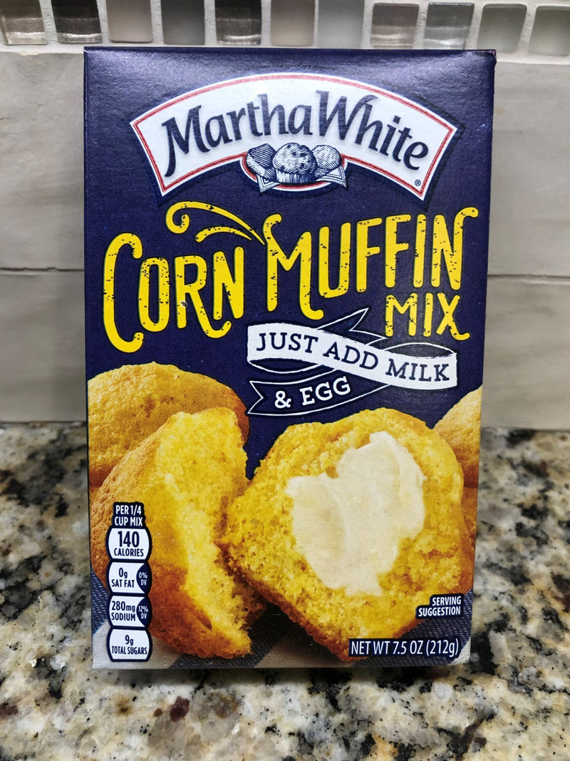 4 BOXES Martha White Yellow Corn Muffin Mix 7.5 Oz Cornbread Fritters Jiffy