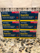 6 Bottles Assured Ibuprofen Caplets 200 mg Pain Reliever Fever Advil 40 Ct