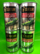 4 CANS Le Sueur Very Young Small Sweet Peas 15 oz Can Cooked Green