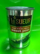 4 CANS Le Sueur Very Young Small Sweet Peas 15 oz Can Cooked Green