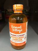 4 BOTTLES Vermont Village Turmeric & Honey Apple Cider Sipping Vinegar 8 Oz