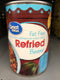 6 CANS Great Value Fat Free Refried Beans 16 oz Can Pintos Mexican Vegetable