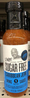 3 BOTTLES G Hughes Sugar Free Caribbean Jerk Wing Sauce 12 oz Beef Chicken