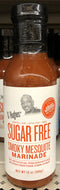 3 BOTTLES G Hughes Sugar Free Smokey Mesquite Marinade Sauce 12 oz Beef Pork