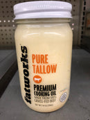 Fatworks Pure Grass-Fed Beef Tallow 14 Oz Baking Premium Cooking Oil