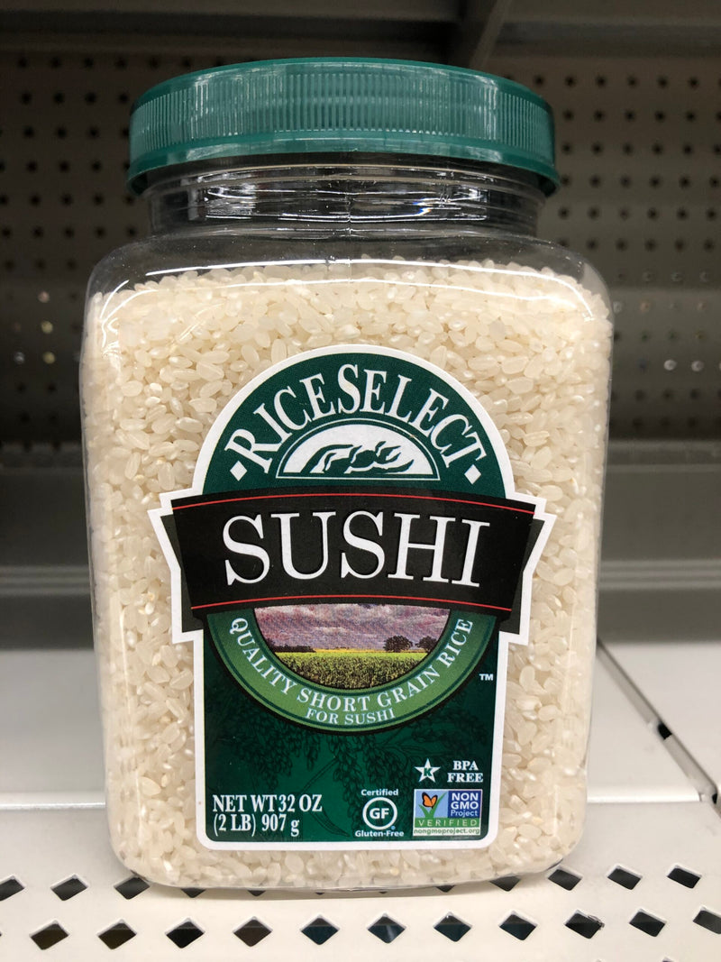 RiceSelect Sushi Rice 32 oz Short Grain Sweet Soft & Sticky