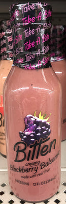 3 BOTTLES BittenBlackberry Balsamic Creamy Salad Dressing w Real Fruit 12 oz