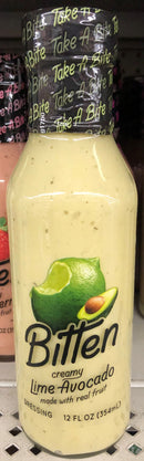 3 BOTTLES Creamy Lime Avocado Salad Dressing with Real Fruit 12 oz Bottle