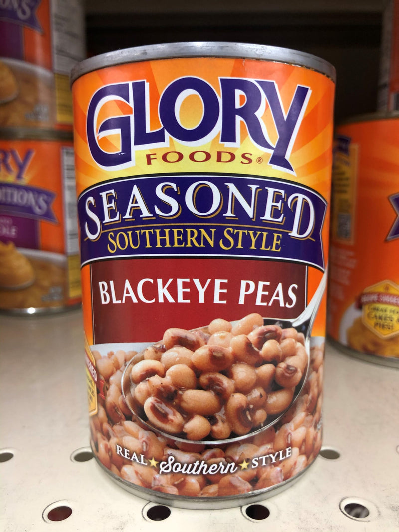 6 CANS Glory Foods Seasoned Southern Style Blackeye Peas 15.5 oz Can Soup