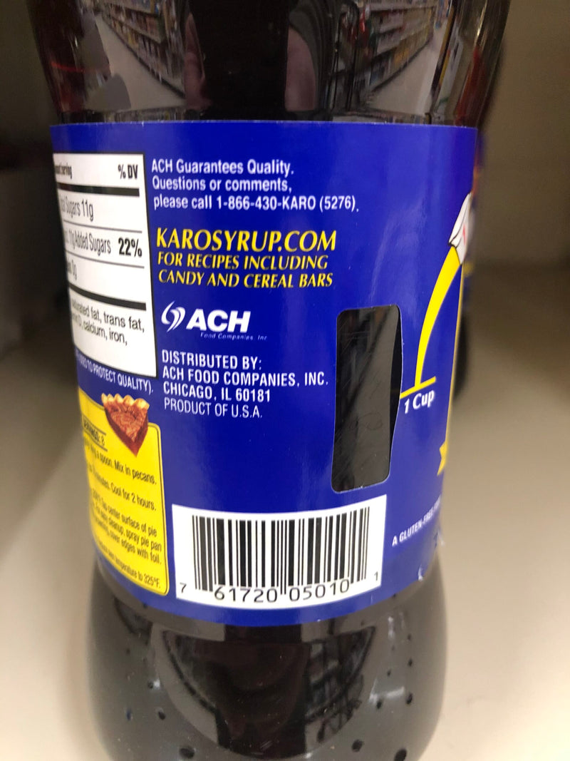 THREE BOTTLES Karo Dark Corn Syrup with Real Vanilla 16 fl oz Cake Sweet