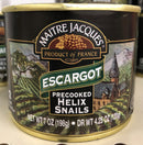 World Finer Foods Maitre Jacques Helix Snails 12 ea Can Escargots French