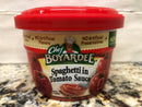 6 BOWLS Chef Boyardee Microwavable Spaghetti In Tomato Sauce 7.5 Oz