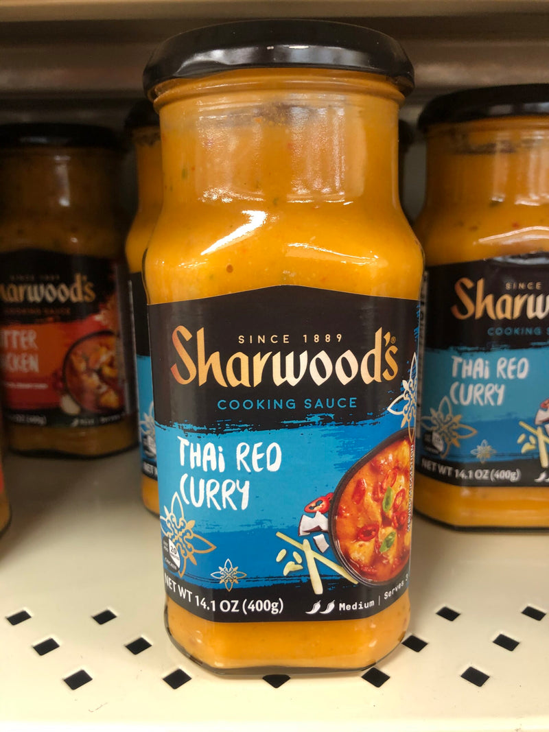 2 Bottles Sharwoods Thai Red Curry Cooking Sauce 14.1 oz Coconut