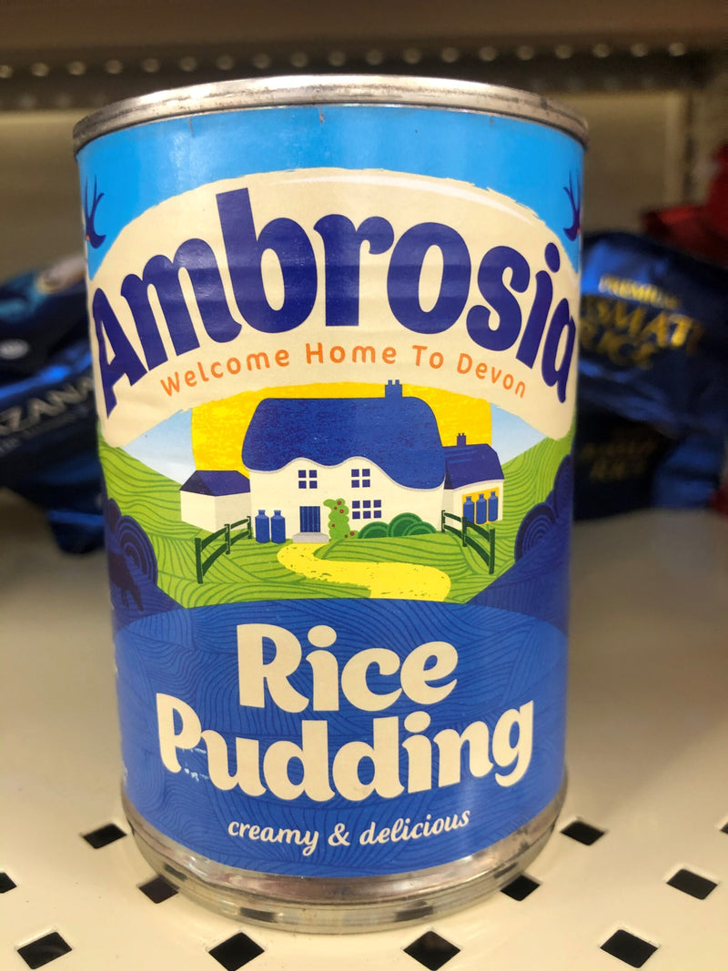 3 CANS Ambrosia Devon Rice Pudding 14.1 oz Can Sweet Dairy Dessert