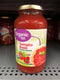 3 JARS Great Value Organic Tomato Basil Spaghetti Pasta Sauce 3 ct 24 oz Jar