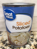 12 CANS Great Value Sliced Potatoes 15 oz Can au gratin scalloped peeled