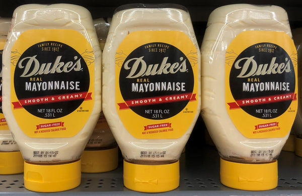 3 Bottles Duke's Real Mayonnaise Dukes Mayo Sandwich Spread Dressing