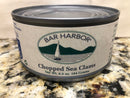 6 CANS Bar Harbor Chopped Sea Clams 6.5 oz Can Salad Chowder Stew