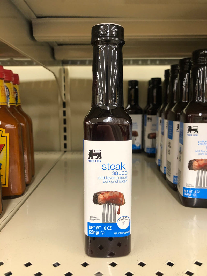 SIX BOTTLES A1 Style Food Lion Steak Sauce 10 oz Chicken Meatloaf Burger