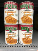 4 CANS Lucky Leaf Premium Caramel Apple Pie Filling & Topping 21 oz