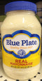 2 JARS Blue Plate Real Mayonnaise Mayo Sandwich Spread Dressing Hellmans