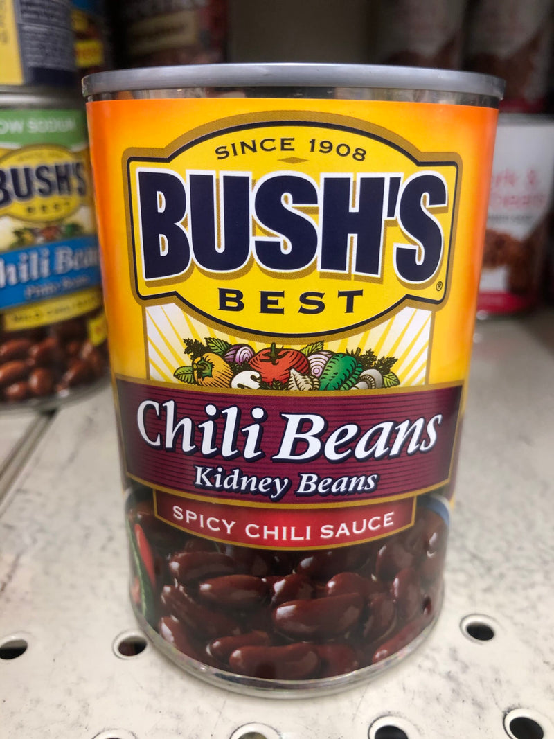 6 CANS Bush's Chili Beans, Kidney Beans in Spicy Chili Sauce 16 oz Can Bushs