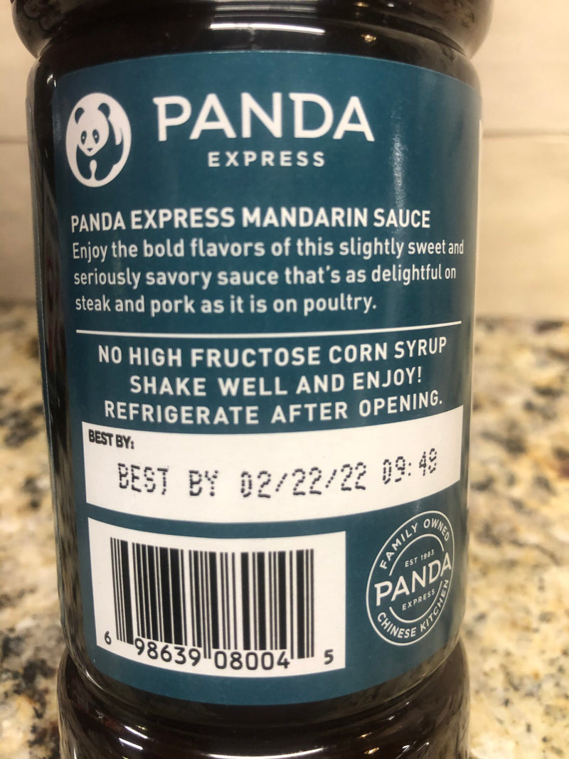 3 BOTTLES Panda Express Mandarin Teriyaki Sauce 20.5 OZ Jar Chicken Beef Pork