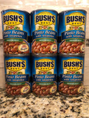 6 CANS Bush's Best Pinto Beans with Jalapenos 16 oz Can Chili Soup