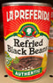 4 CANS La Preferida Authentic Refried Black Beans 16 oz Can Taco Filing