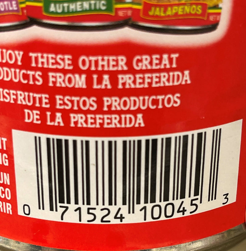 4 CANS La Preferida Authentic Refried Black Beans 16 oz Can Taco Filing