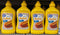 4 Squeeze Bottles of Great Value Yellow Mustard 20 Oz Deli Hot Dog