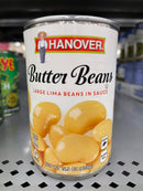 6 CANS Hanover Butter Beans 15.5 oz Can Large Limas in Sauce