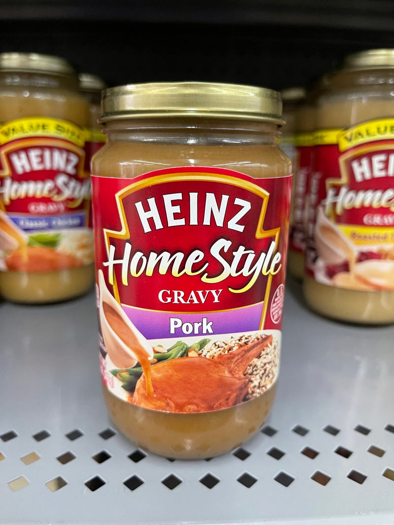 4 JARS Heinz Home Style Pork Gravy 12 oz Chops Mashed Potatoes Poutine