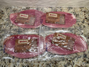 4 Packs Hobes Old Fashioned Cured Country Ham Pork Steak Slices Breakfast