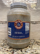 1 Gallon Block & Barrel - Sysco Classic DILL Relish 128 oz Pickle