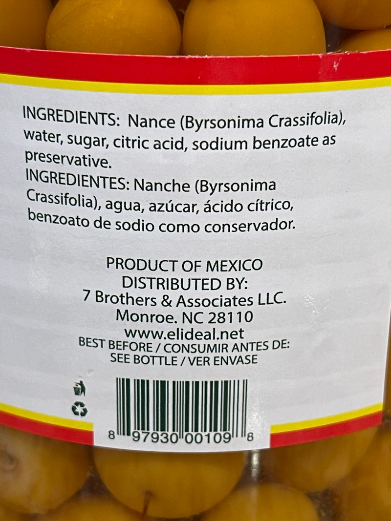 El Ideal Nance in light syrup 23.6 oz Jar Fruit En Almibar Salad