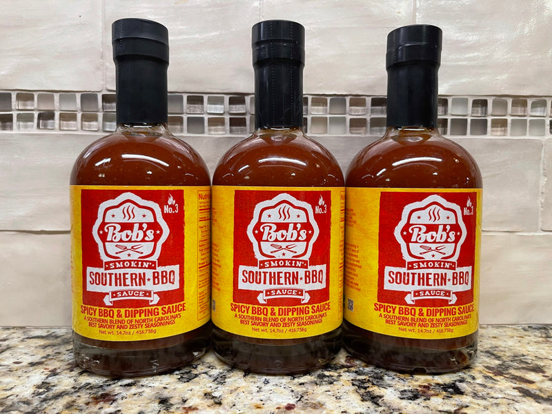 3 BOTTLES Bob's Smokin Southern BBQ