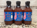 3 BOTTLES No Naked Meat Carolina Style Barbecue Sauce 16 oz BBQ