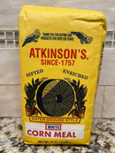 2 BAGS Atkinsons Enriched White Corn Meal 2 lb Bag Flour Muffin