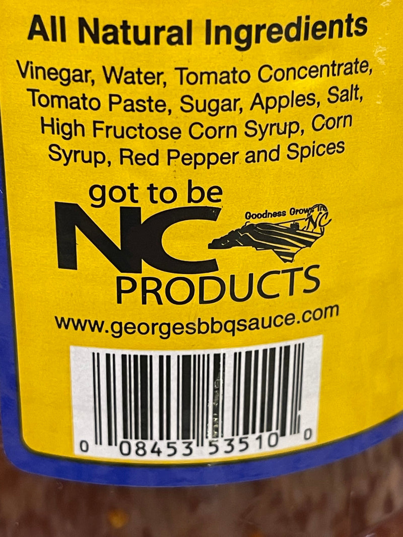 4 BIG Bottles George's Original Barbecue Sauce 32 oz BBQ Marinade Pork Dip