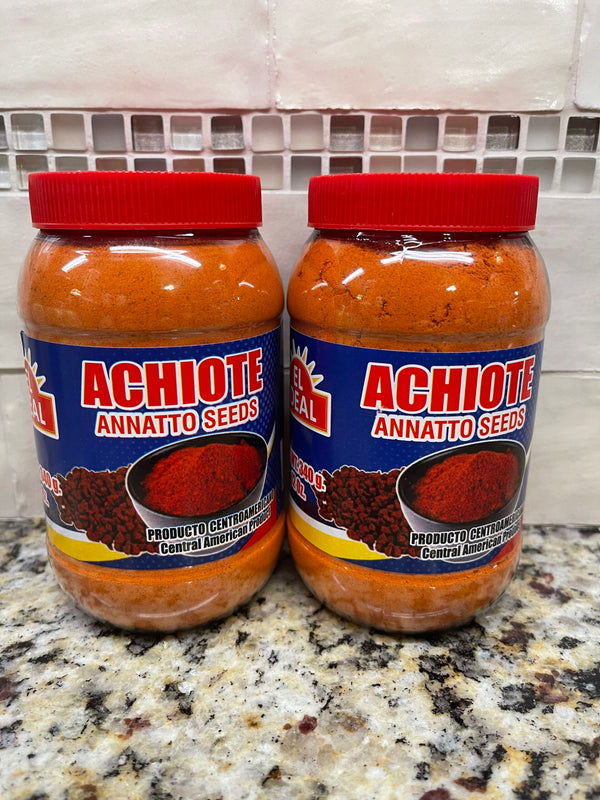 2 JARS El Ideal Achiote Annatto Seeds Seasoning 12 oz Mexican Rub Paprika